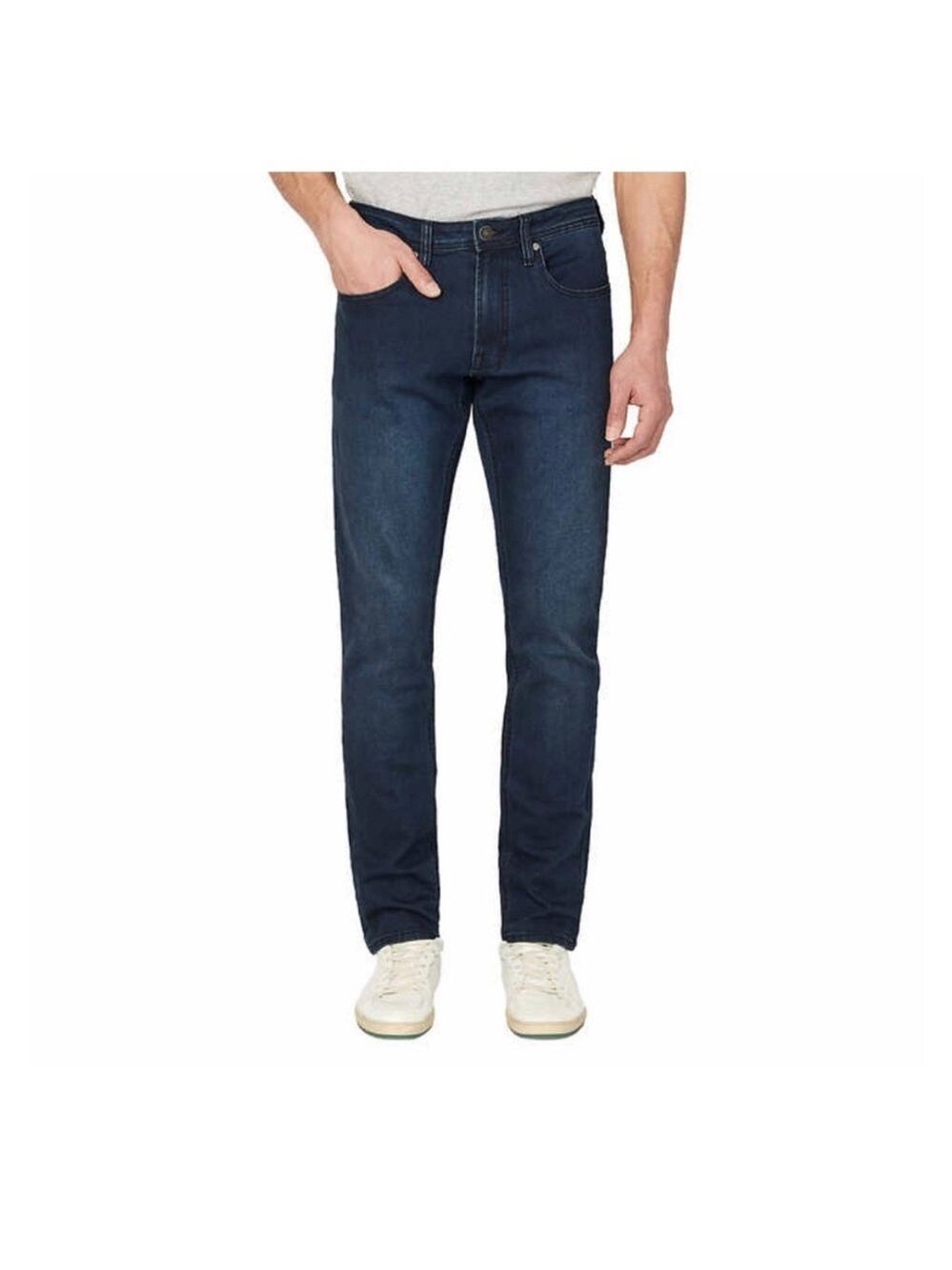 Buffalo David Bitton Jack-X Slim Straight Stretch Dark Wash Jeans, size 36x30